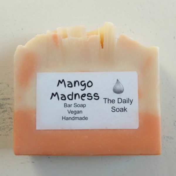 Homemade soap, Mango handmade soap. Vegan soap