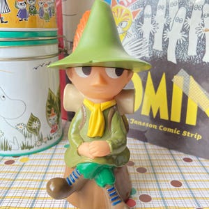 スナフキン ニョロニョロ 貯金箱 ソフビ コインバンク Moomin piggy