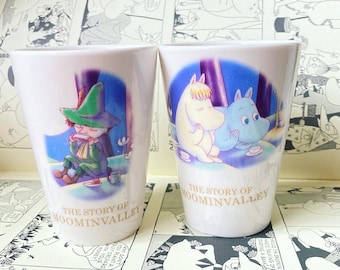 SALE Kawaii Snufkin OR Moomin with Snorkmaiden sleeping tea cup from Japan for your collection : pick one
