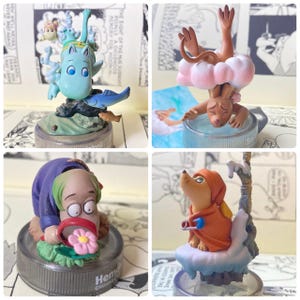 Kawaii Moomin or Sorry-OO or Hemulen or Sniff figure toy bottle cap from Japan by Kaiyodo : choose one