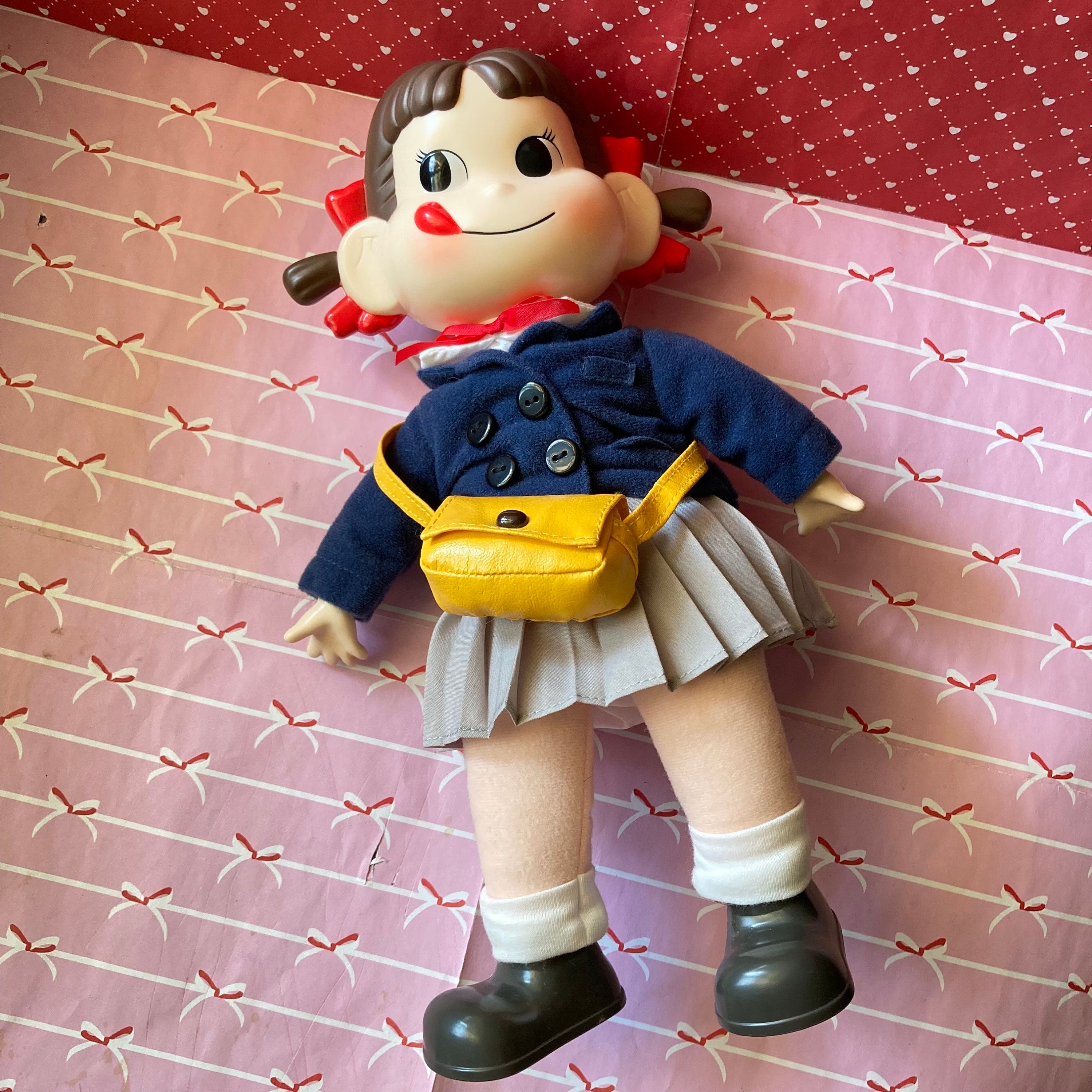 Kawaii Milky Peko Chan Doll Toy in Japanese Student School Kawaii Milky Peko Chan Doll Toy in Japanese Student School