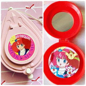 Kawaii Mahou no Princess Minky Momo Kawaii Minky Momo Transformer rosa ou brinquedo de espelho compacto vermelho do Japão: escolha um