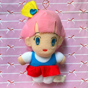 Kawaii Magical Princess Minky Momo Gigi Pierrot majokko vintage 1992 Magical Girl anime pelúcia boneca de pelúcia brinquedo de pelúcia do Japão