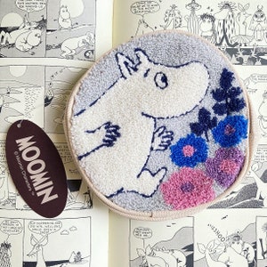 Kawaii Moomin round shaped 6” pouch bag from Japan