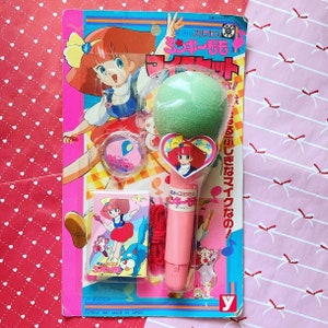 Kawaii Minky Momo Gigi Magical Princess menina anime microfone brinquedo conjunto de Yutaka Japão vintage 1991