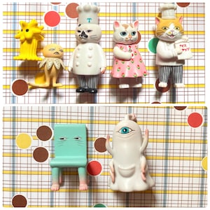 Yuko Higuchi Miniature Figure Toy : Japanese Blind Box Model Borris Cat