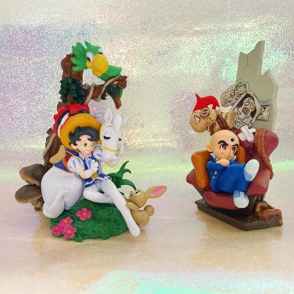 Kawaii Princess Knight or The Tree-Eyed One figure scene / figurine toy / model toy by Tezuka Osamu's manga character from Kaiyodo Japan