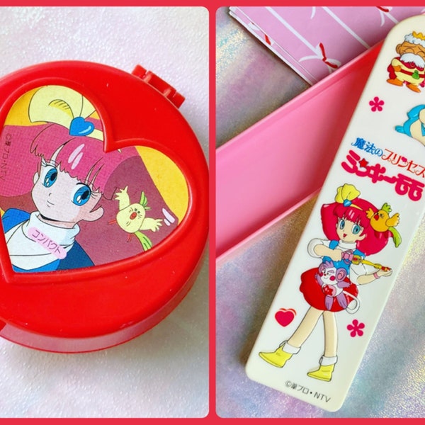 Kawaii Minky Momo magical girl compact mirror toy OR pencil container case from Japan / PICK ONE