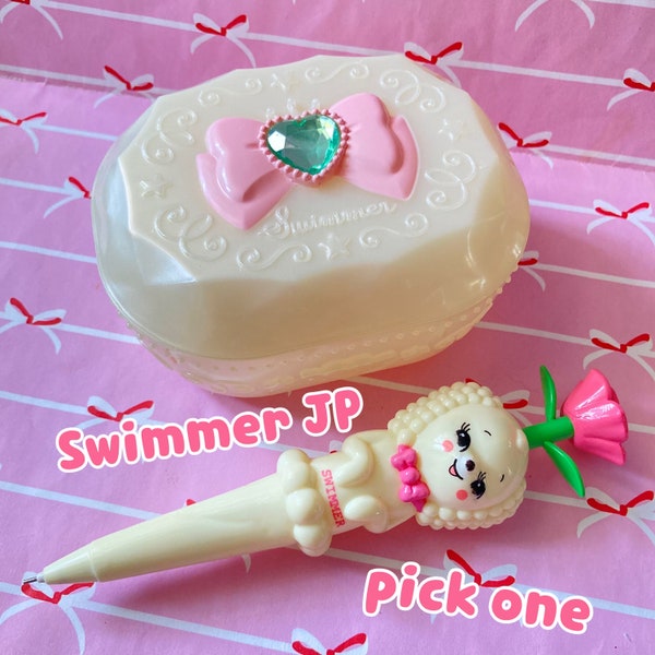 Kawaii Swimmer JP Chocoholic Bijoux soap box container jewelry box OR Poodle mechanical pencil from Japan : Pick one