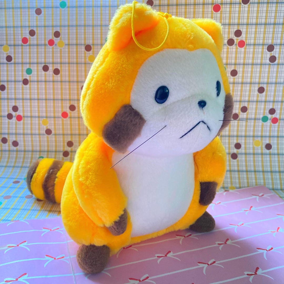 Kawaii Vintage Rascal the Raccoon Anime by Towa Animation Plush Doll Pluhie Toy Stuffed Animal From Japan - Etsy