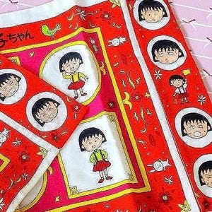 UITVERKOOP Kawaii Chibi Maruko / Maruko chan anime-manga originele vintage kussenhoes uit Japan