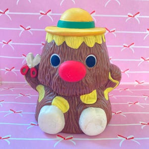 Abrecartas de Gonta-kun de Kawaii, mascota de la NHK "¿Puedo hacerlo?", Dekirukana, juguete nostálgico vintage retro de Japón de 1997