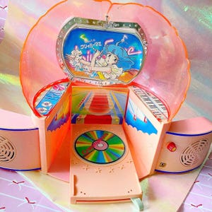 Kawaii Creamy Mami, the Magical Angel anime diorama toneelspeelgoed origineel vintage van Bandai uit Japan