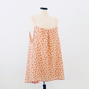 Pink floral silk blouse, pink shirt, floral shirt, tank top, tunic top, sleeveless blouse, plus size tunic, summer shirt, spaghetti strap