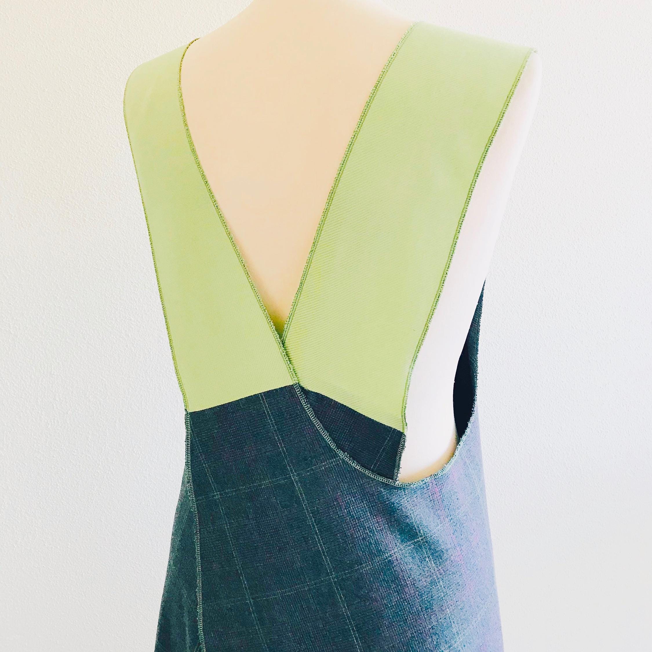slim fit dress slacks Plaid Suspender Skirt & Bow Tie Pullover Shirt Set-up – ARCANA ARCHIVE main image 1