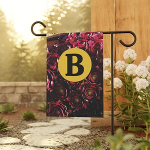 Yard Flag, Personalized Banner, Garden Flag, Personalized Flag, Outdoor Flag, Purslane Garden Flag, Garden Flag Gift