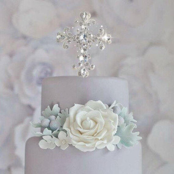 Christening Cake Topper Baptismal Cake Topper Bautizo Etsy
