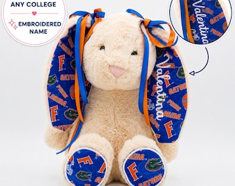 Personalized Graduation Bunny Plush | Embroidered Name | High School & College Graduate | University Grad Keepsake Gift Class of 2026