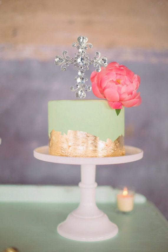 Baptism Cake Topper First Communion Topper Dedication Cake Etsy