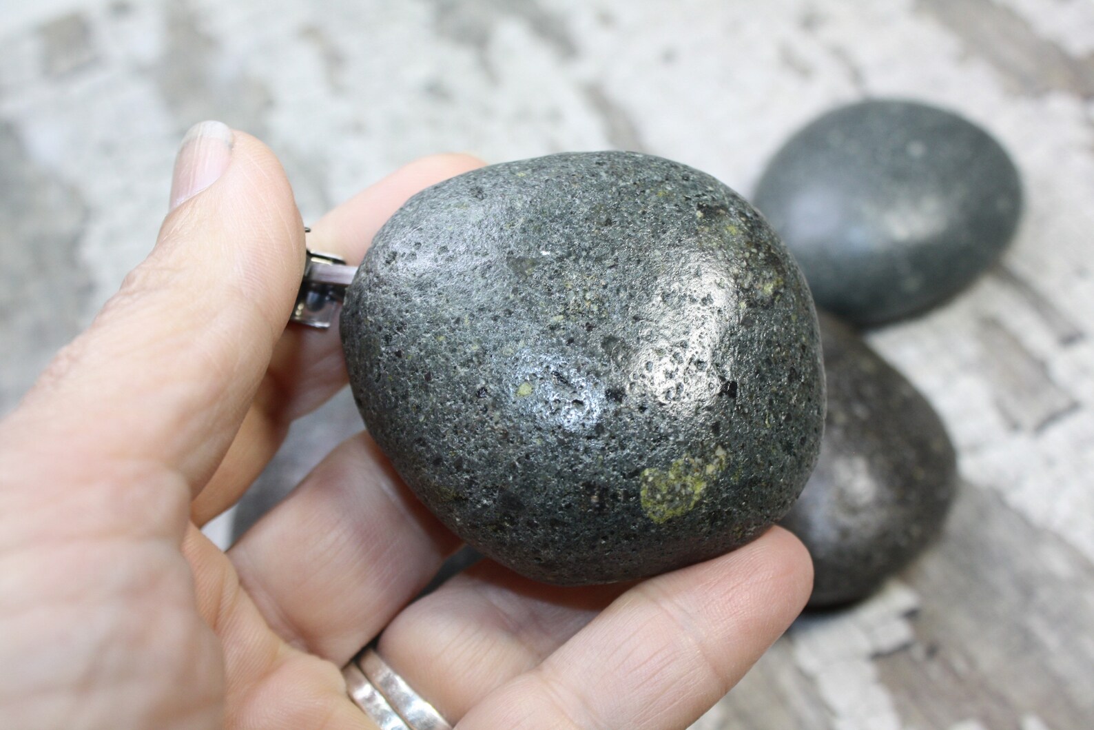 Stone weights outdoor shade Lake Superior rock table cloth Etsy