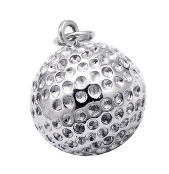 Golf Ball Pendant Etsy