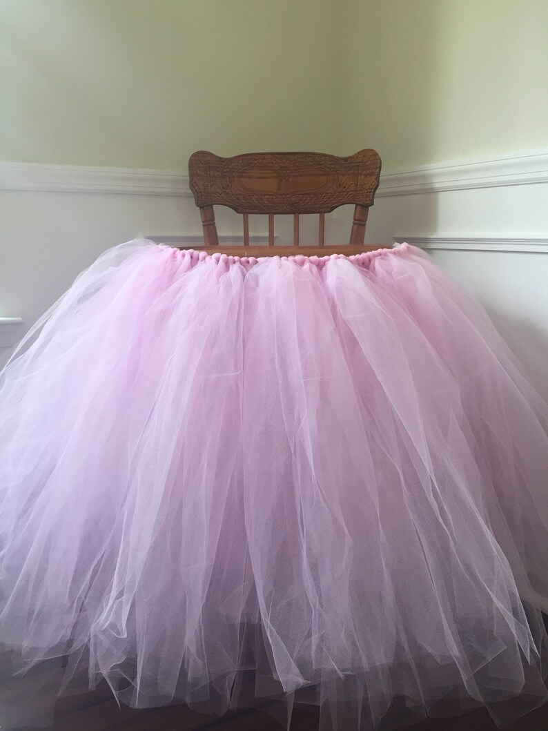 Tutu skirt highchair banner First birthday party decor tulle Etsy