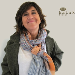 Plaid wool lively shawl scarf, colorful wool shawl for women, striped indian pashmina, winter wool shawl, striped scarf