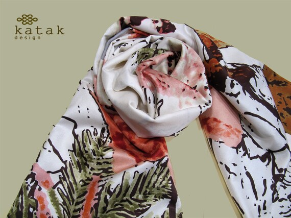 Printed scarves for women deals
