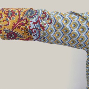Indian cotton fabric blouse, print cotton blouse for women, 3/4 sleeves and buttoned blouse, colorful top, boho top women, gift for her image 7