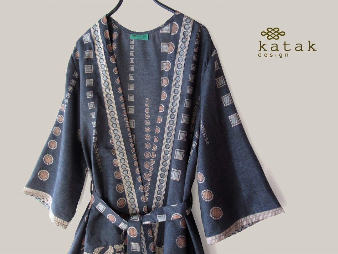 Kimono Jacket Green and Grey main image 1