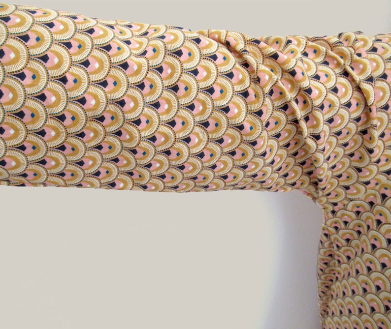 Indian cotton fabric blouse, print cotton blouse for women, 3/4 sleeves and buttoned blouse, colorful top, boho top women, gift for her image 10