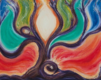 My Tree (Maitri)  magnet art card