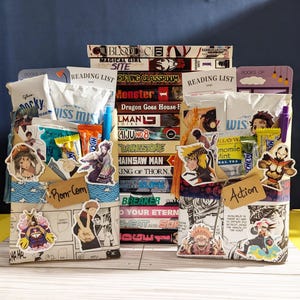 Mystery Surprise Manga Book Bundle – Personalized Handmade Gift for Anime Fans, Readers & Bookworms
