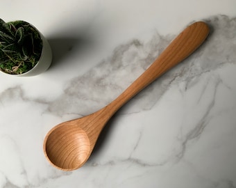 Wooden Spoons hand carved from Plum Wood Kitchen Utensils Large Spoon OOAK 133-136