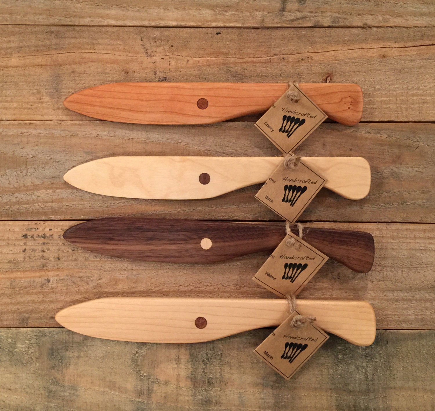 Handcrafted Wooden Spreaders Cheese Spreaders Butter