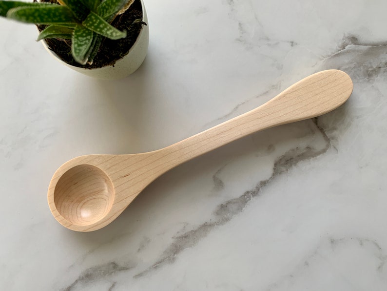 9 Inch Long Wood Tablespoon Measuring Spoon Made in Maine Etsy