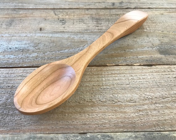 Made in Maine Stew or Crockpot Spoon with contrasting inlay USA Round Bowl Cooking Spoon