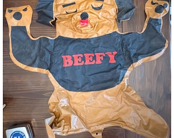 Perro inflable articulado de 63,5 cm (25 pulgadas) de la marca Ideal Toy Company, de la década de 1960.