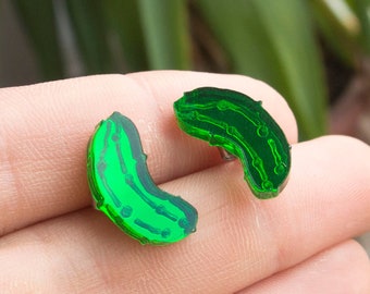 Pickle Stud Earrings