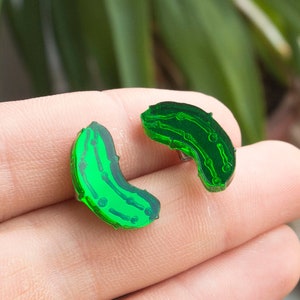 Pickle Stud Earrings