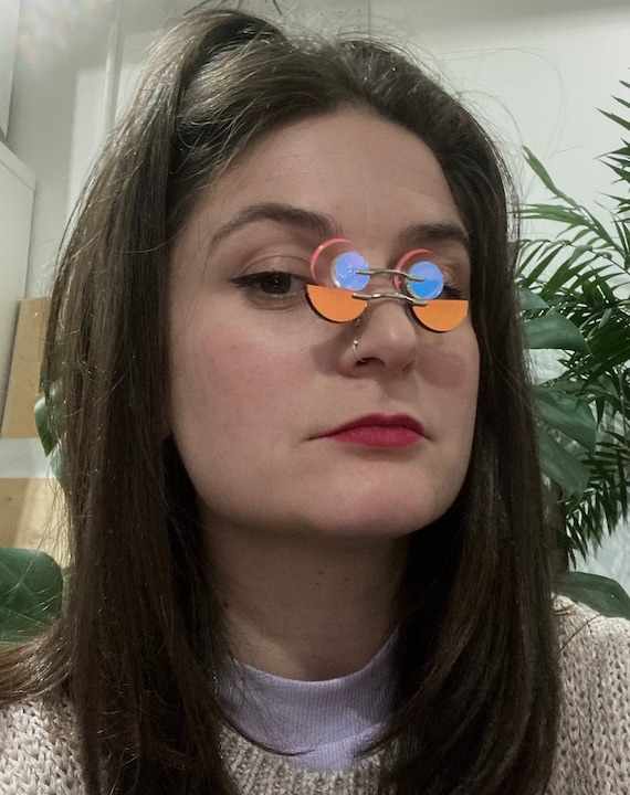 Half moon spectacles outlet