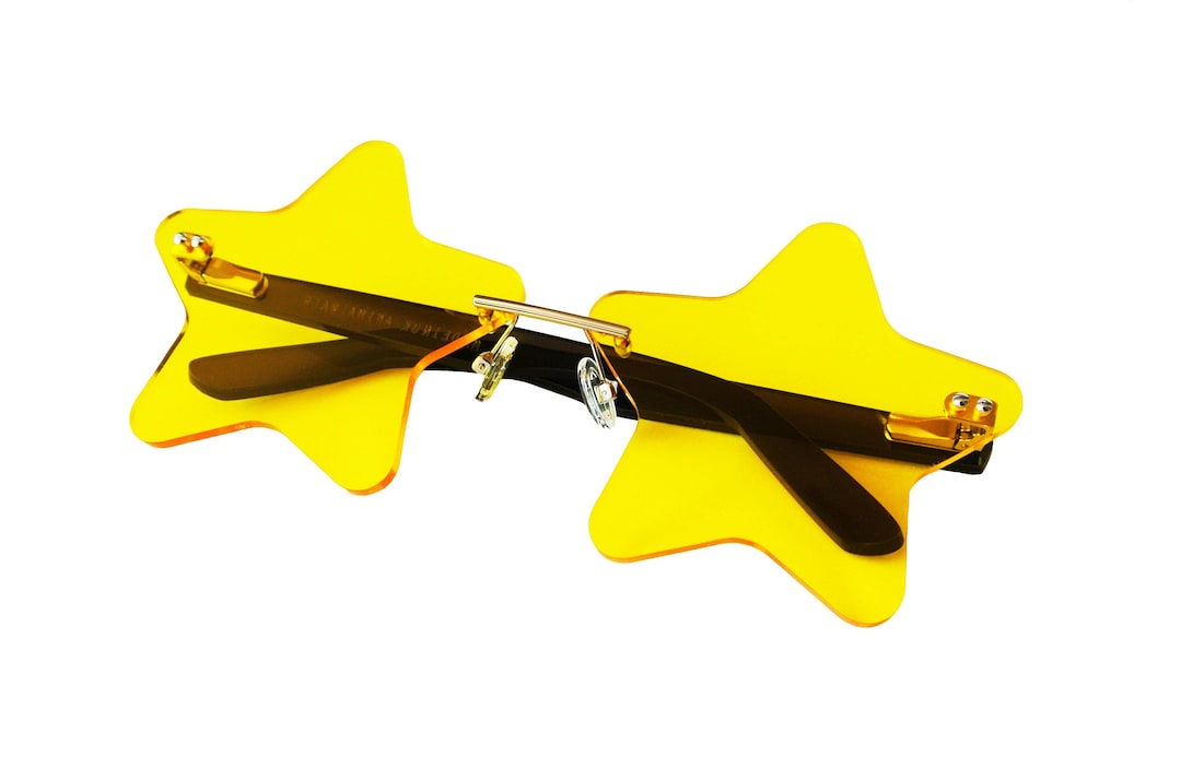 Star Glasses, Eyewear, club kids, clubwear, rave, party, pastel