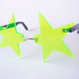 Neon puntige sterbril