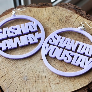 RuPaul Shantay you stay Sashay Away Earrings image 1