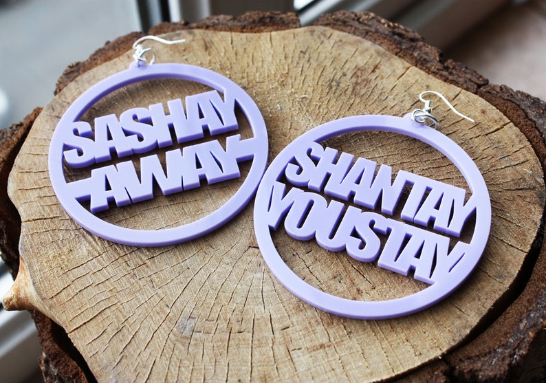 RuPaul Shantay you stay Sashay Away Earrings image 1