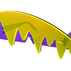 Slijmglazen paars en geel