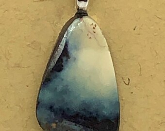 Boulder Opal  Pendant Necklace ~ Boulder Opal Necklace~