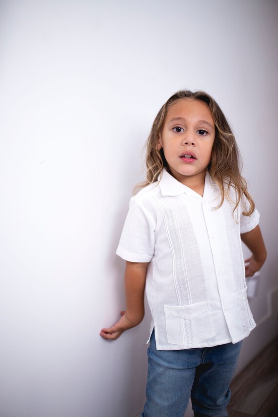 baby guayabera onesie