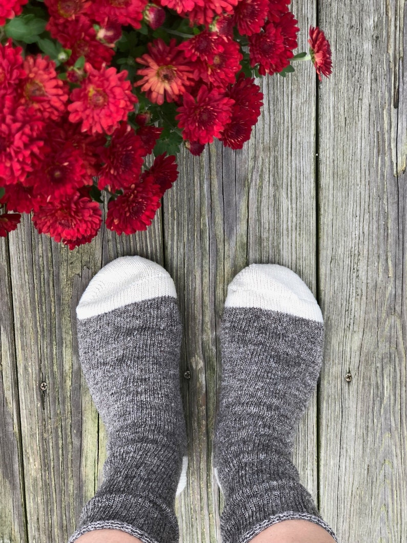 Traditional Farmer's Socks // 100 Natural Wool // Unisex Etsy