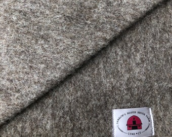 Wool Throw Blanket Medium Gray // 100% Natural Wool // Wool // Sheep's Wool // Queen King Blanket // Blanket // Bedspread Coverlet